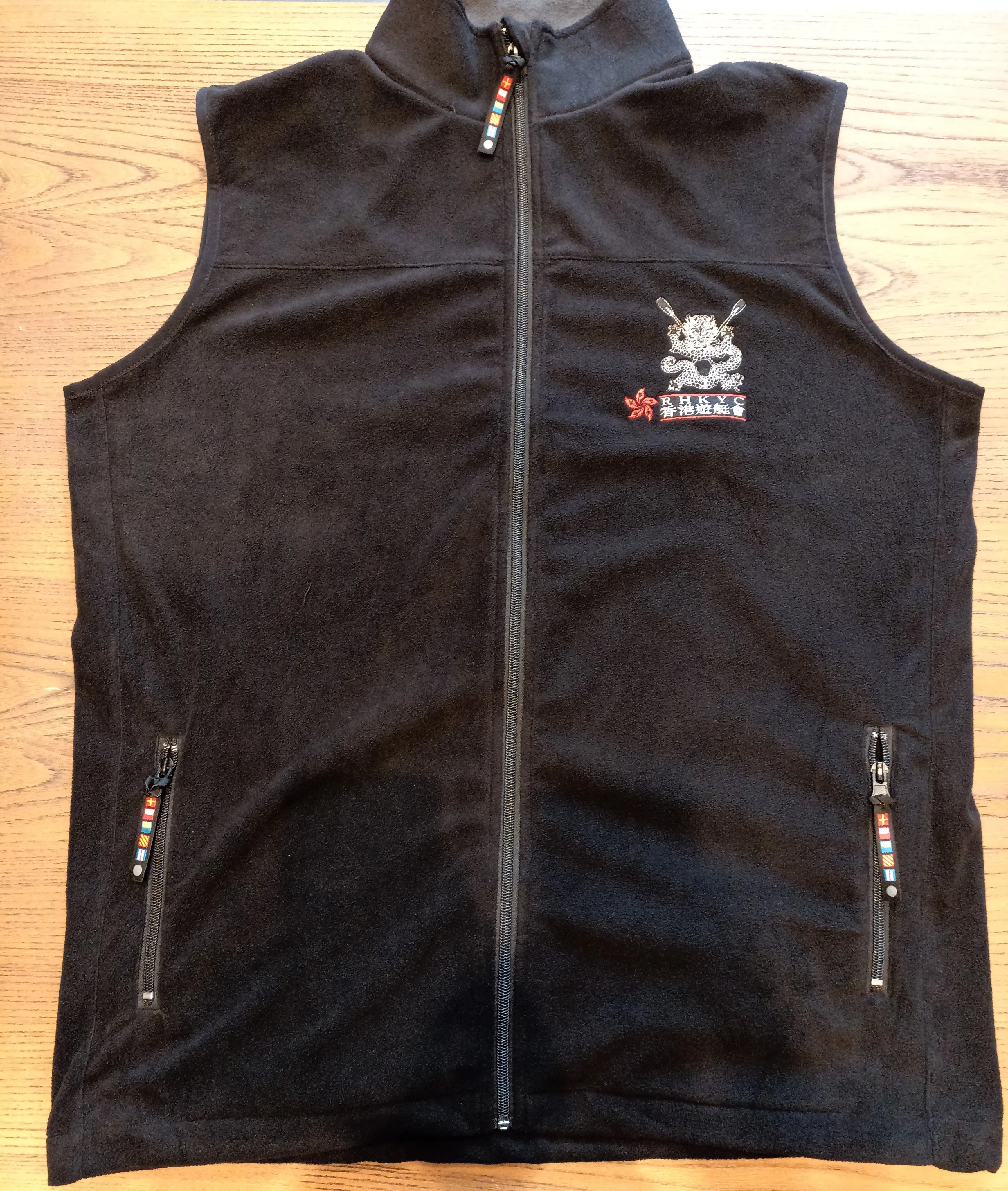 2024 Rowing Fleece Gilet Black