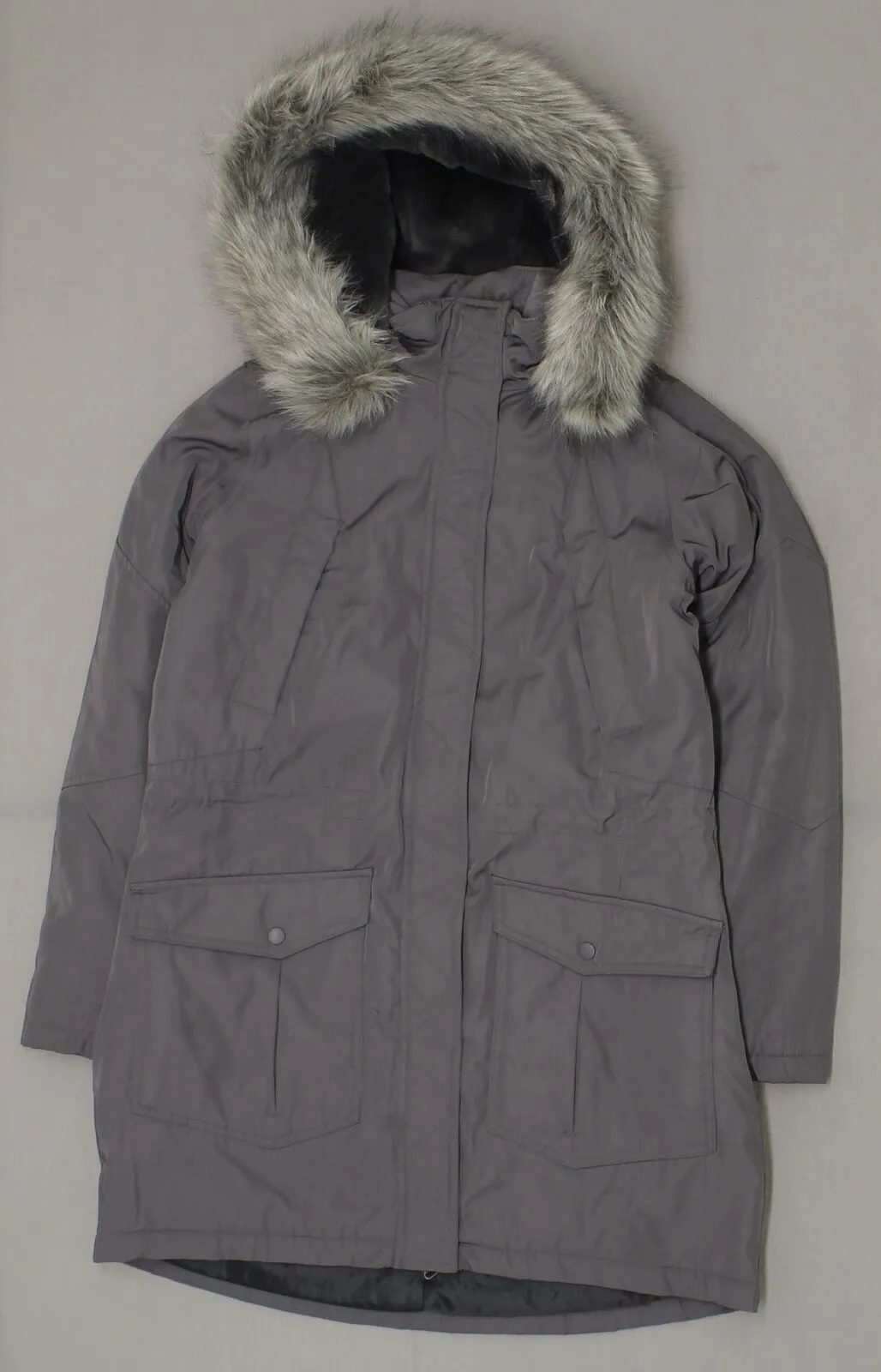 A New Day Women's Insulated Arctic Parka with Removable Fur Trim Hood