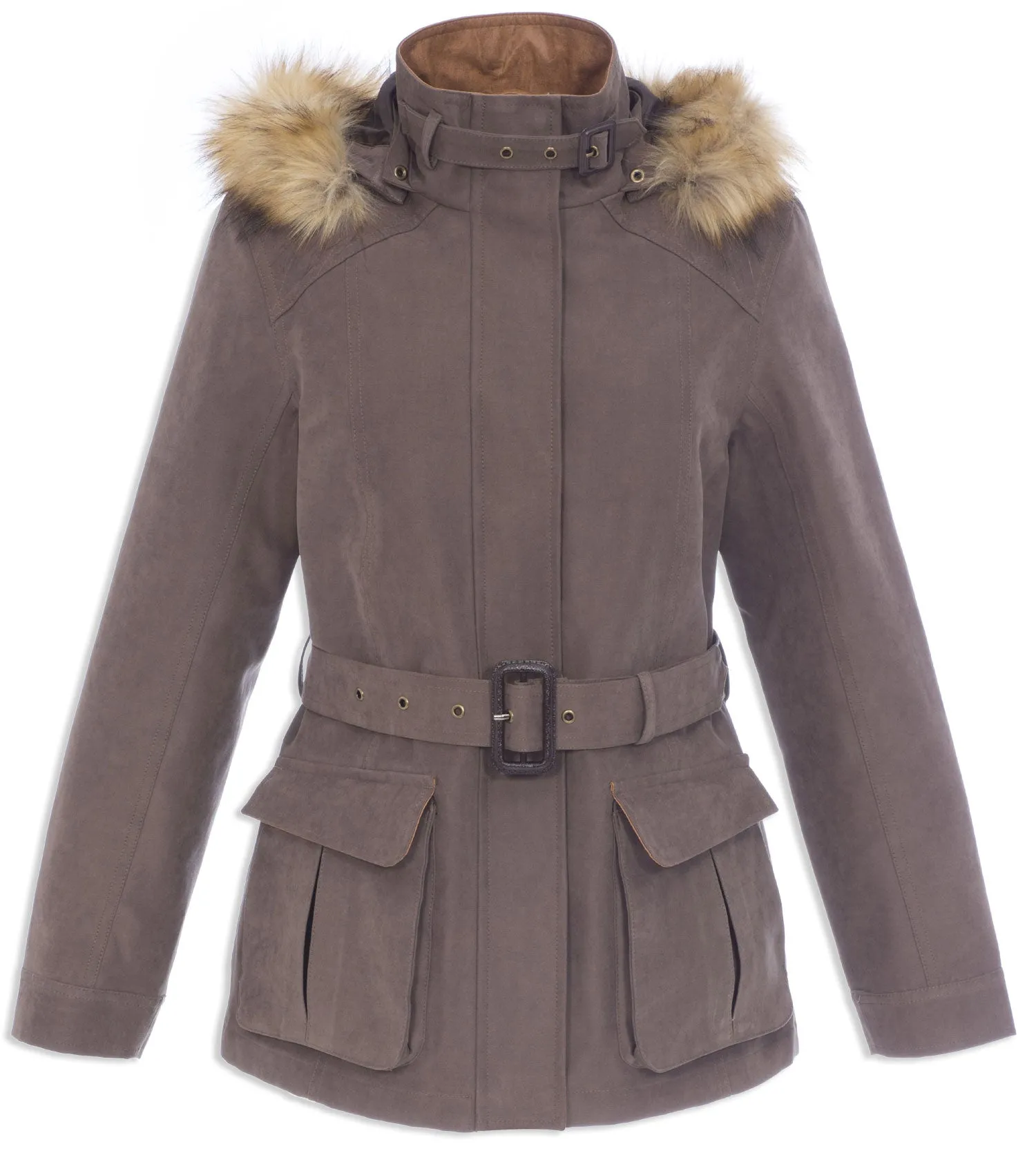 Alan Paine Berwick Jacket with Faux Fur Trim