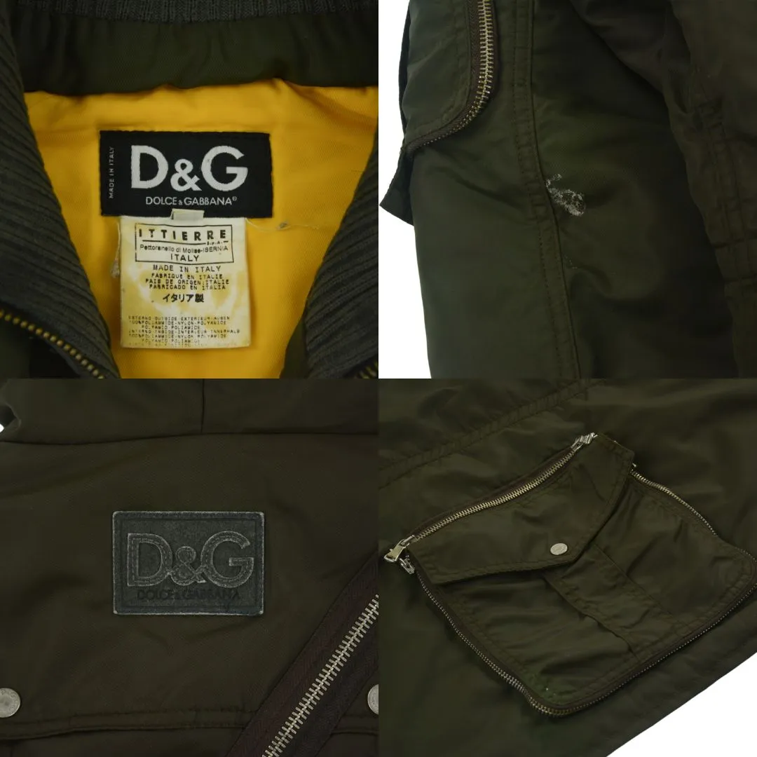 AW2003 Archive Dolce & Gabbana Multi Pocket Padded Jacket Size XL