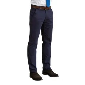 BA080-34 Brook Taverner Mens Miami Slim Fit Chinos Navy 34"