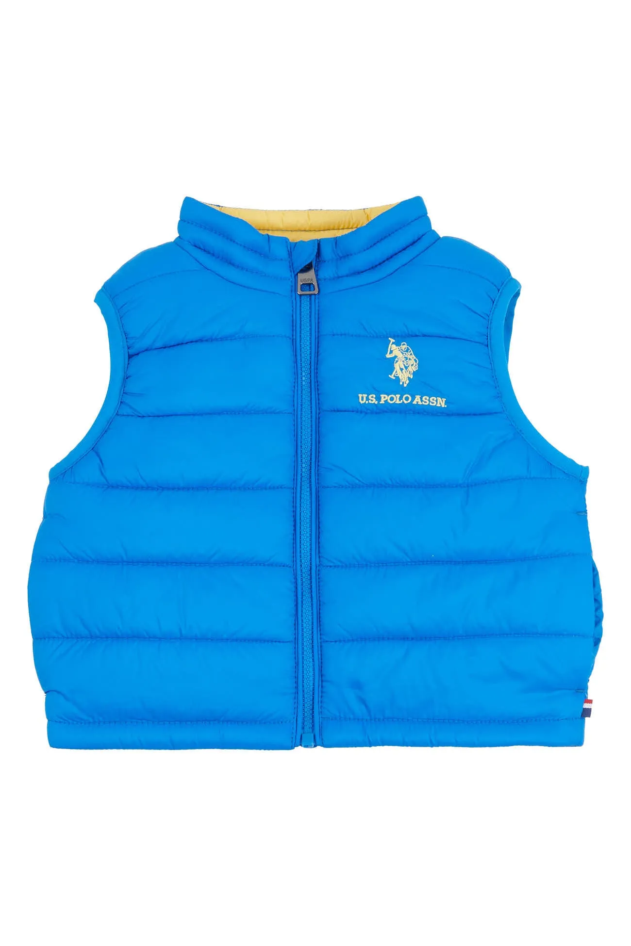 Baby Lightweight Quilted Gilet in Directoire Blue