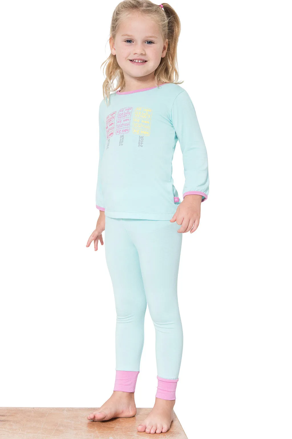 Bamboo long John Pyjamas- Pippa's popcicle