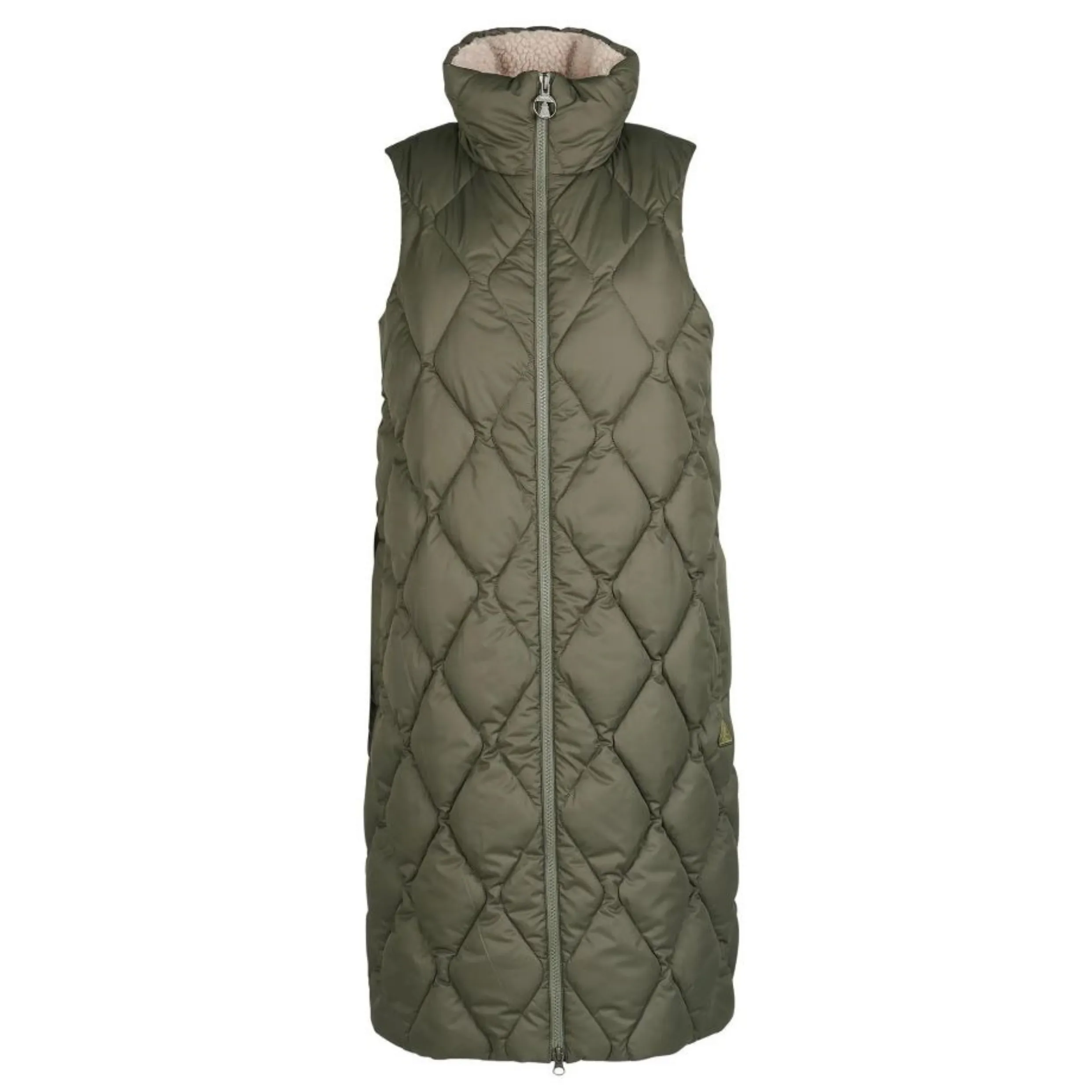 Barbour Samphire Gilet In Deep Olive 0133