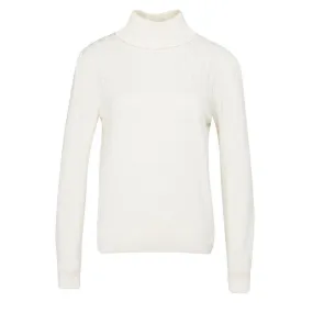 Barbour Scarlet Ladies Roll Neck - Cream