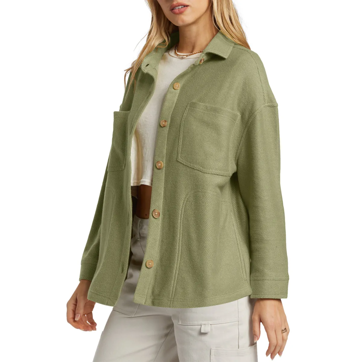 Billabong Women's Everytime Oversized Shacket Jacket