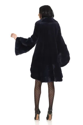 Black Ranch Mink 3/4 Coat