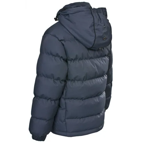 Boys Trespass Tuff Jacket - Insulated, Adjustable Fit, and Elasticated Cuffs