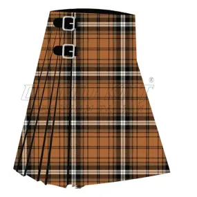 Braemar Camel Premium Tartan Kilt