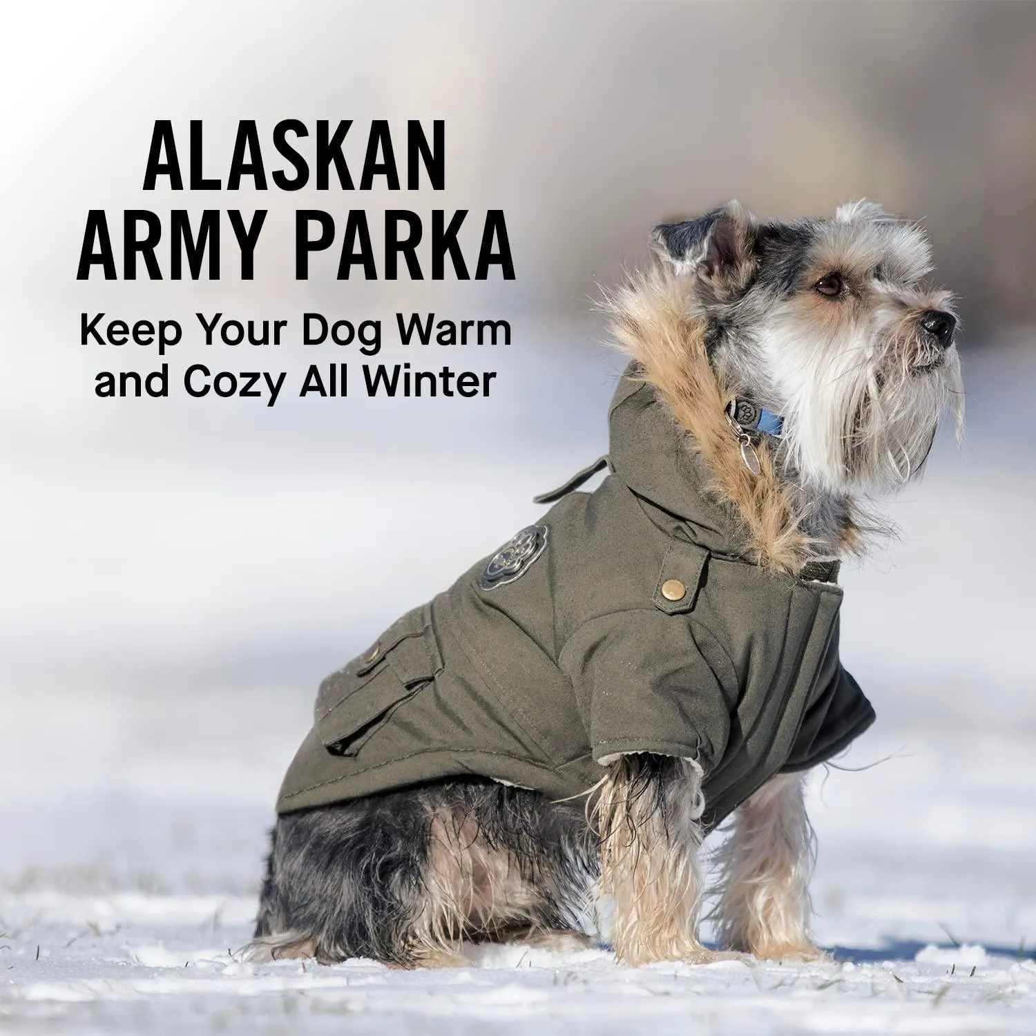 Canada Pooch Alaskan Army Parka Insulated Dog Coat