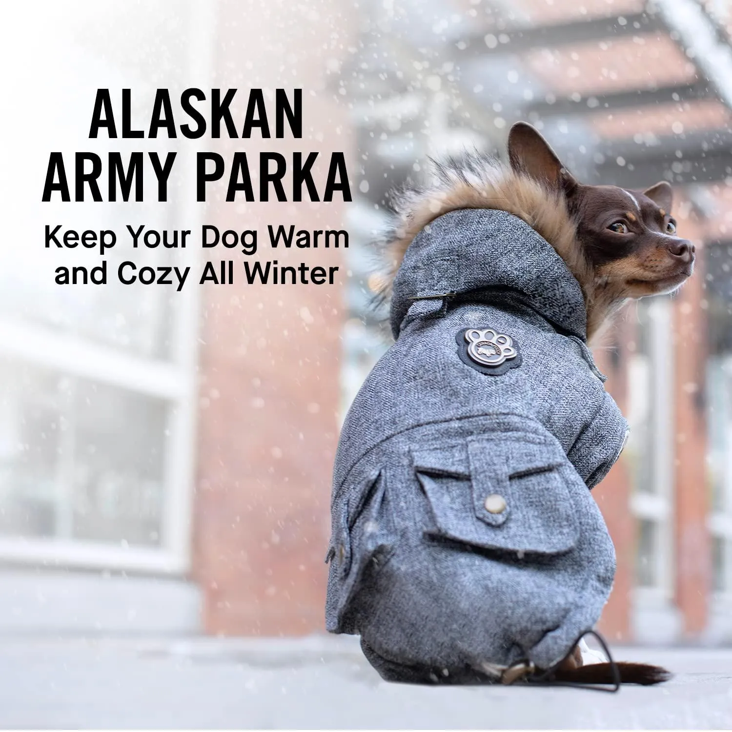 Canada Pooch Alaskan Army Parka Insulated Dog Coat