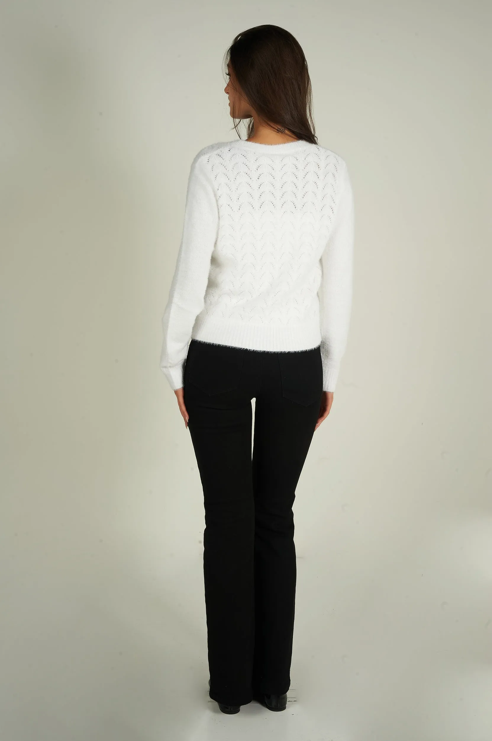 Cardigan court en tricot - NAO - (E-A2)