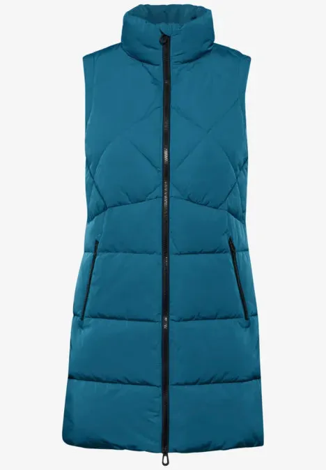 Cecil Long Gilet Without hood . Agua or Grey 220234