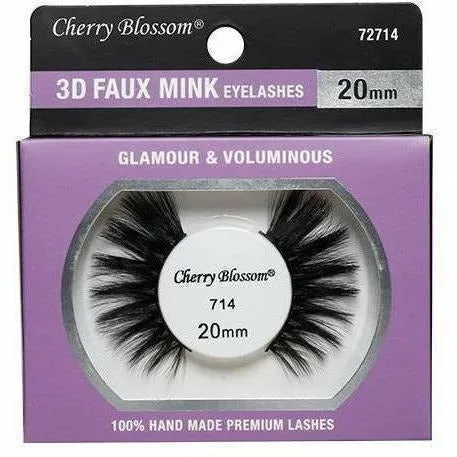 Cherry Blossom: 3D Faux Mink Eyelashes 20mm