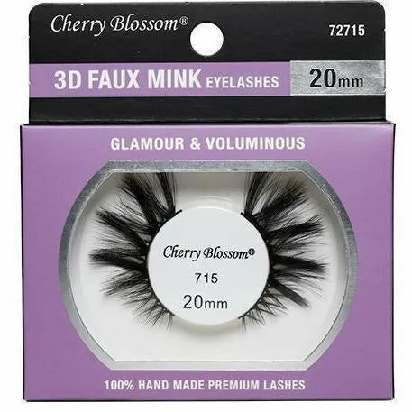 Cherry Blossom: 3D Faux Mink Eyelashes 20mm