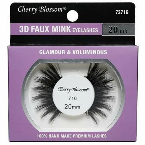 Cherry Blossom: 3D Faux Mink Eyelashes 20mm