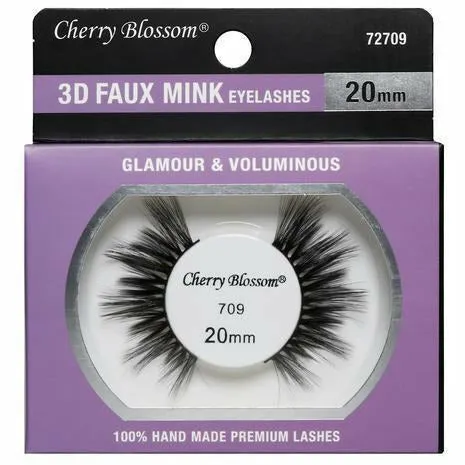 Cherry Blossom: 3D Faux Mink Eyelashes 20mm