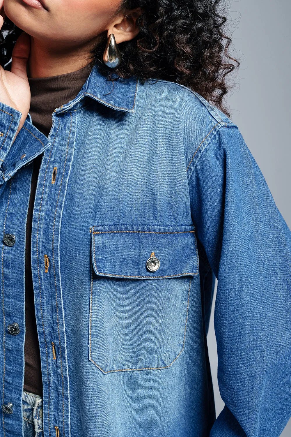 Chrome Blue Women's Denim Jacket