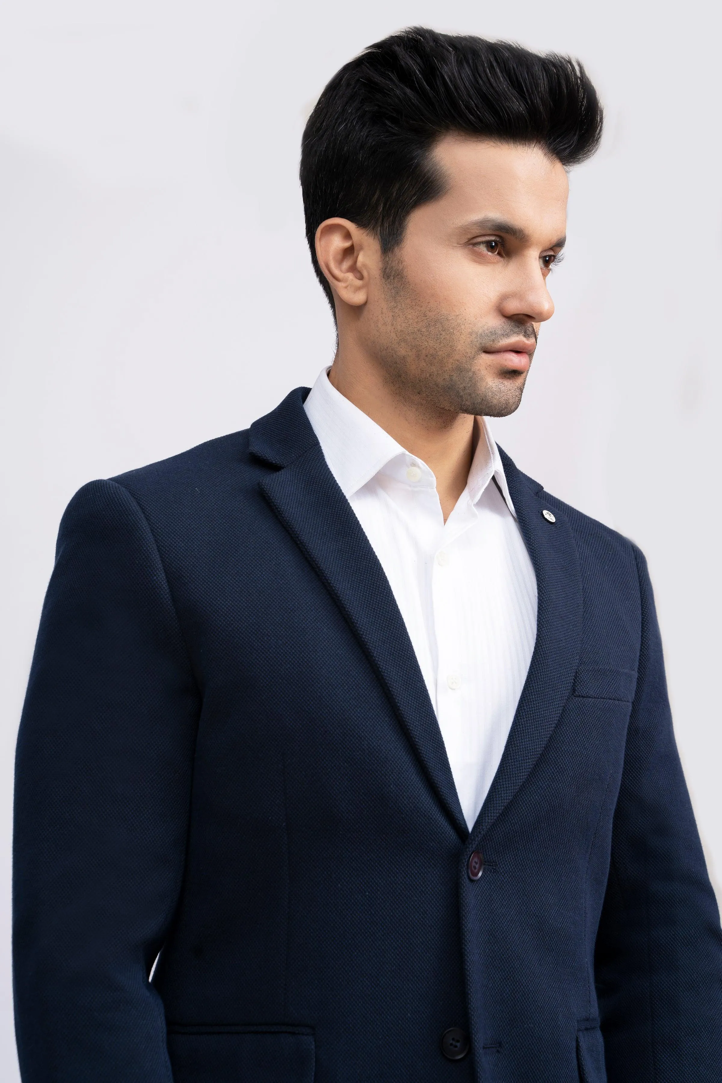 COAT SLIM FIT NAVY