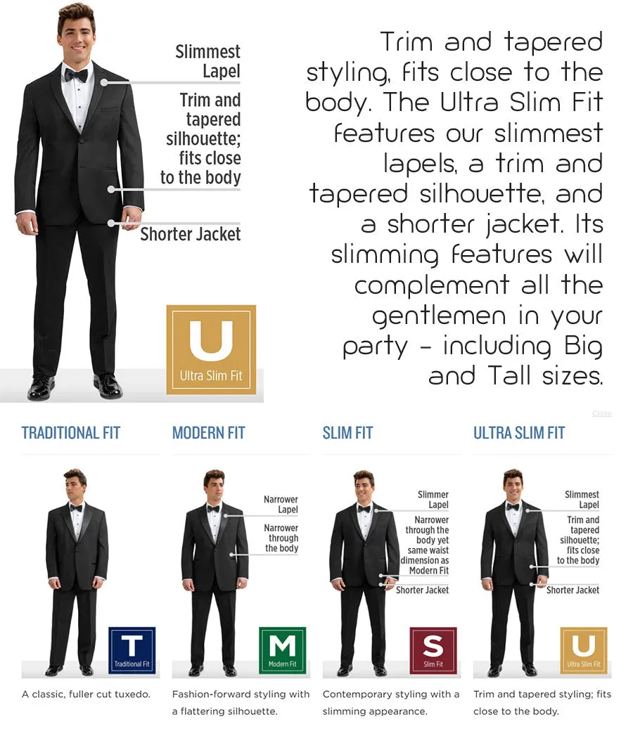 Diamond - 921 - Ultra Slim Performance Legacy - All Dressed Up, Tuxedo Rental