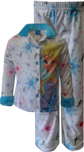 Disney Frozen Elsa Winter Sparkle Flannel Pajama