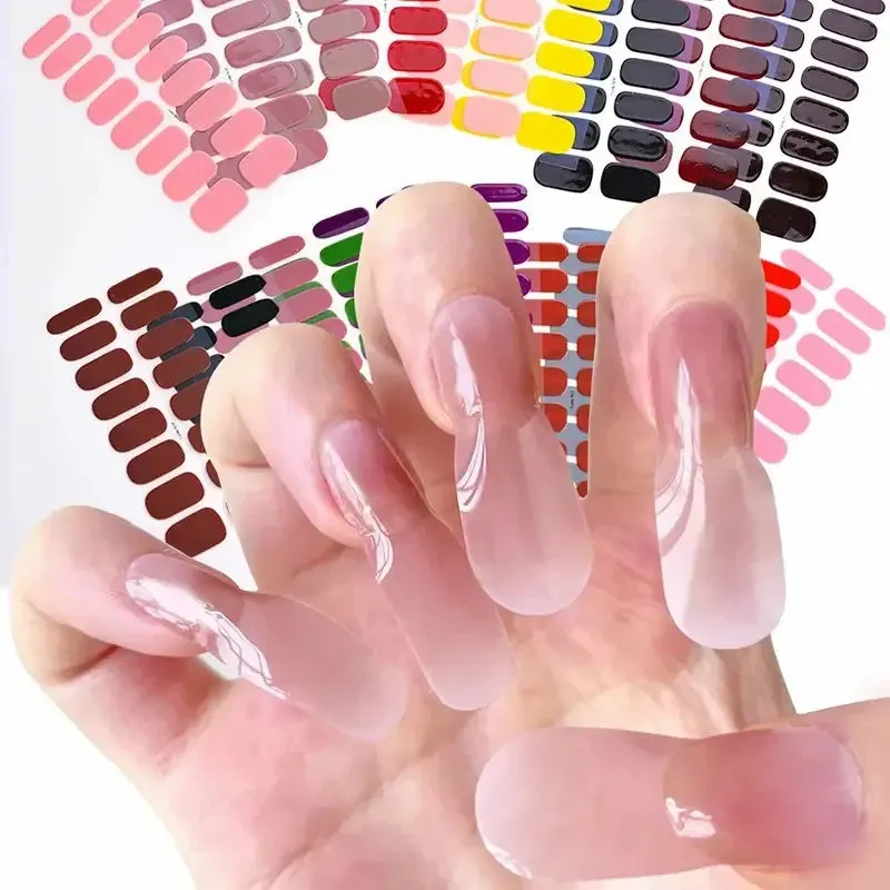 DIY Gel Nail Stickers