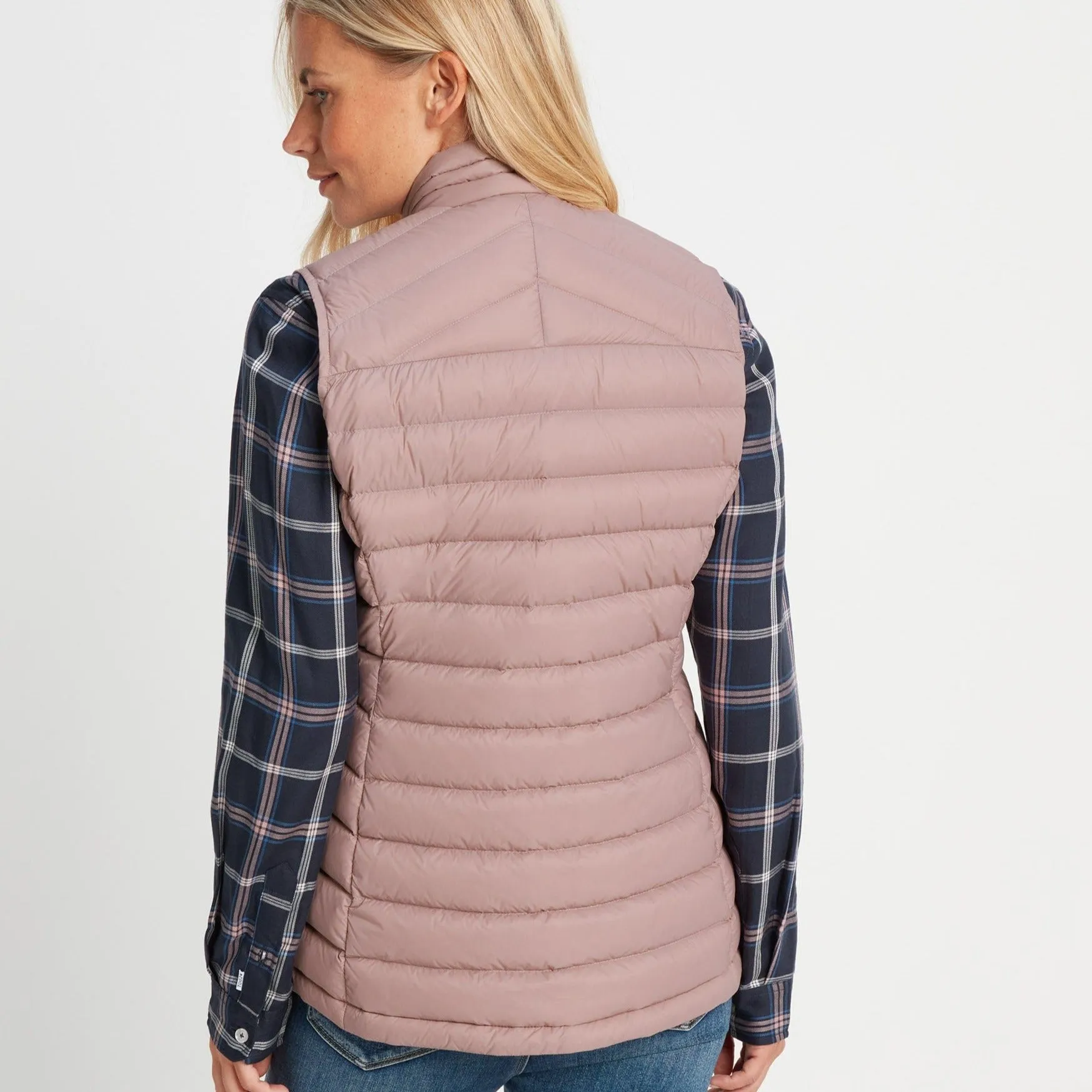 Drax Womens Down Gilet - Faded Pink