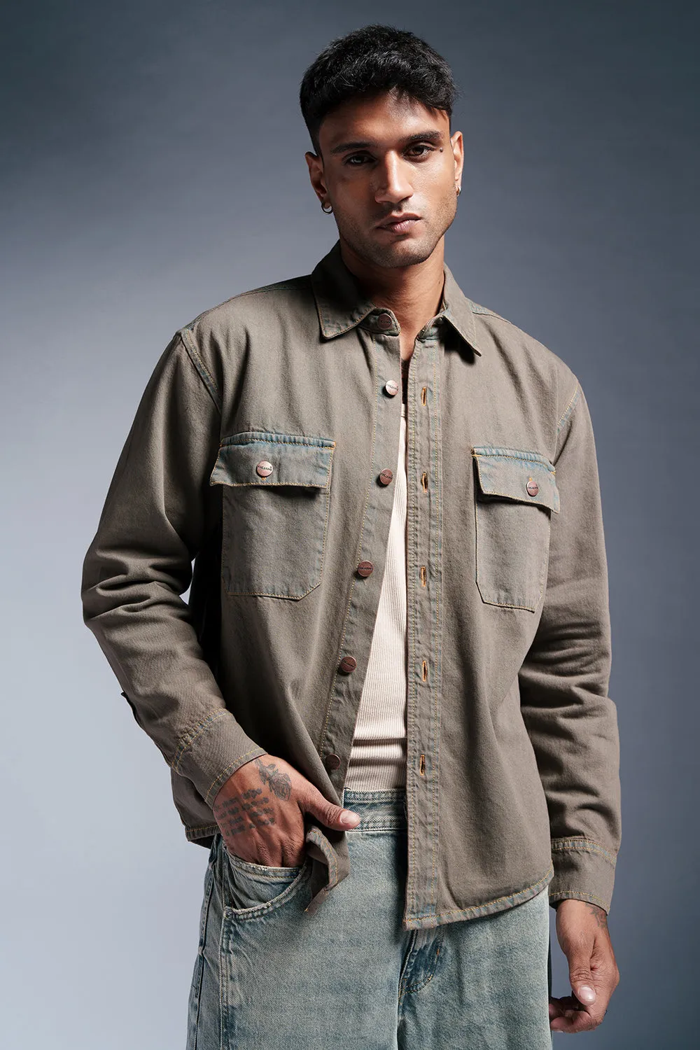 Dusty Trail Men's Denim Jacket