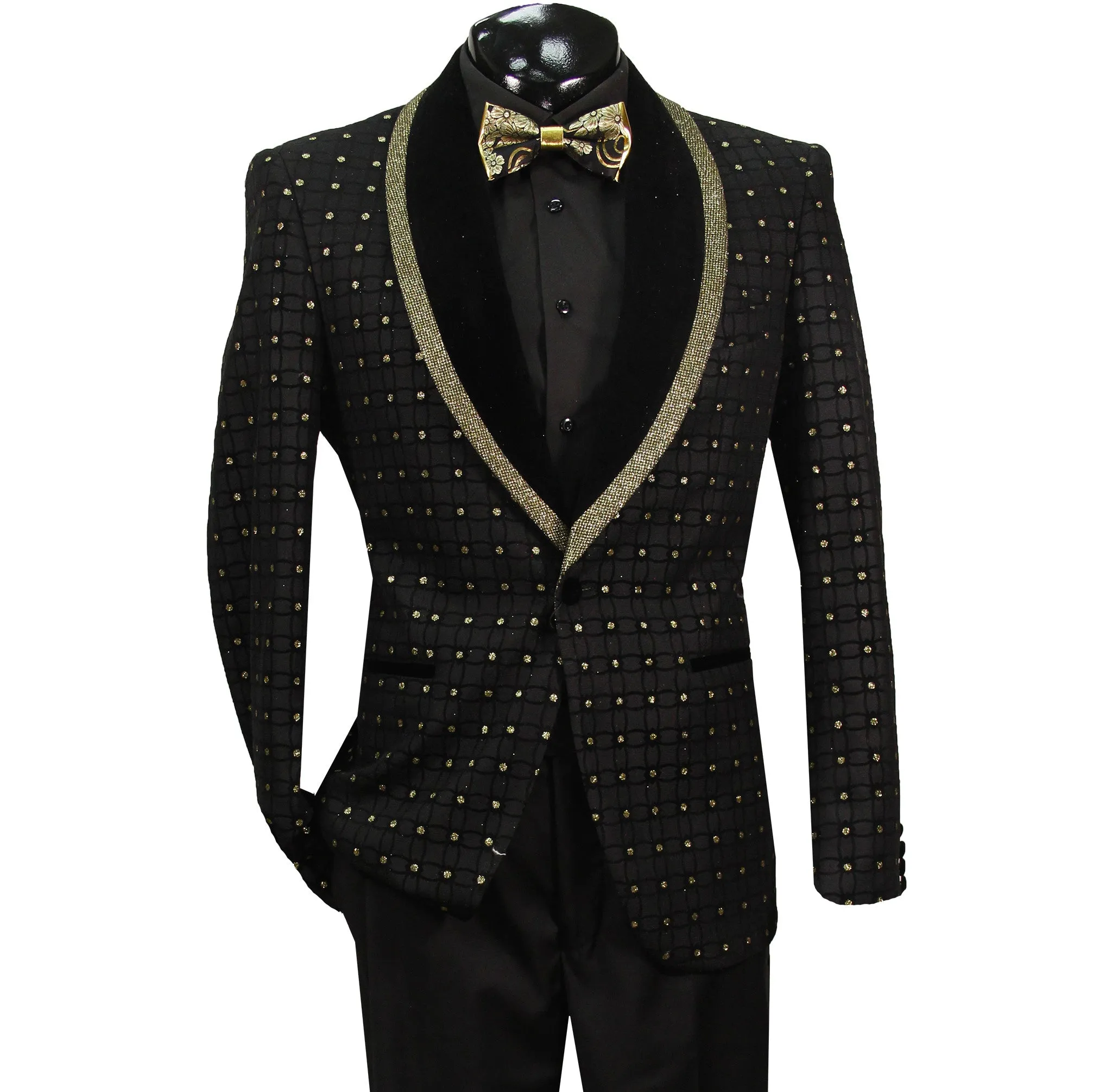 Fashion Blazer w/ Matching Bow Tie