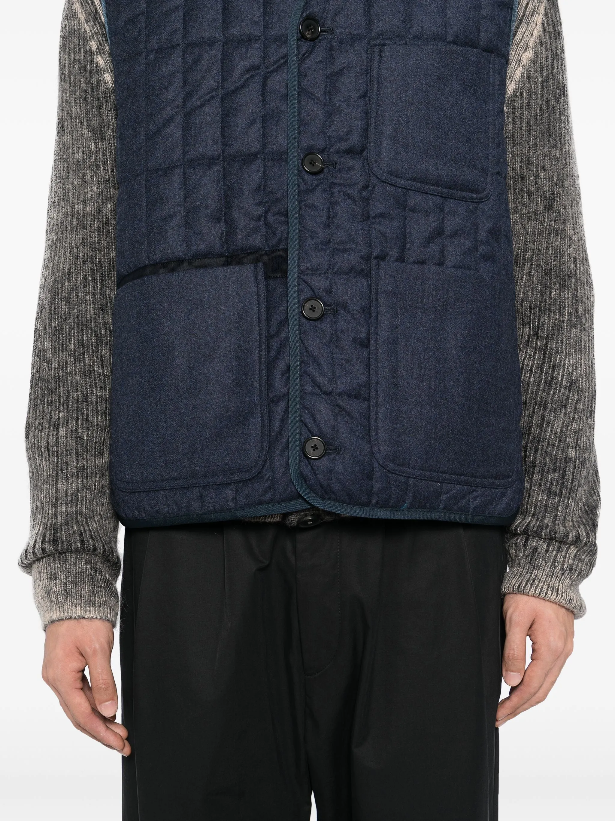 Flannel Quilted Gilet