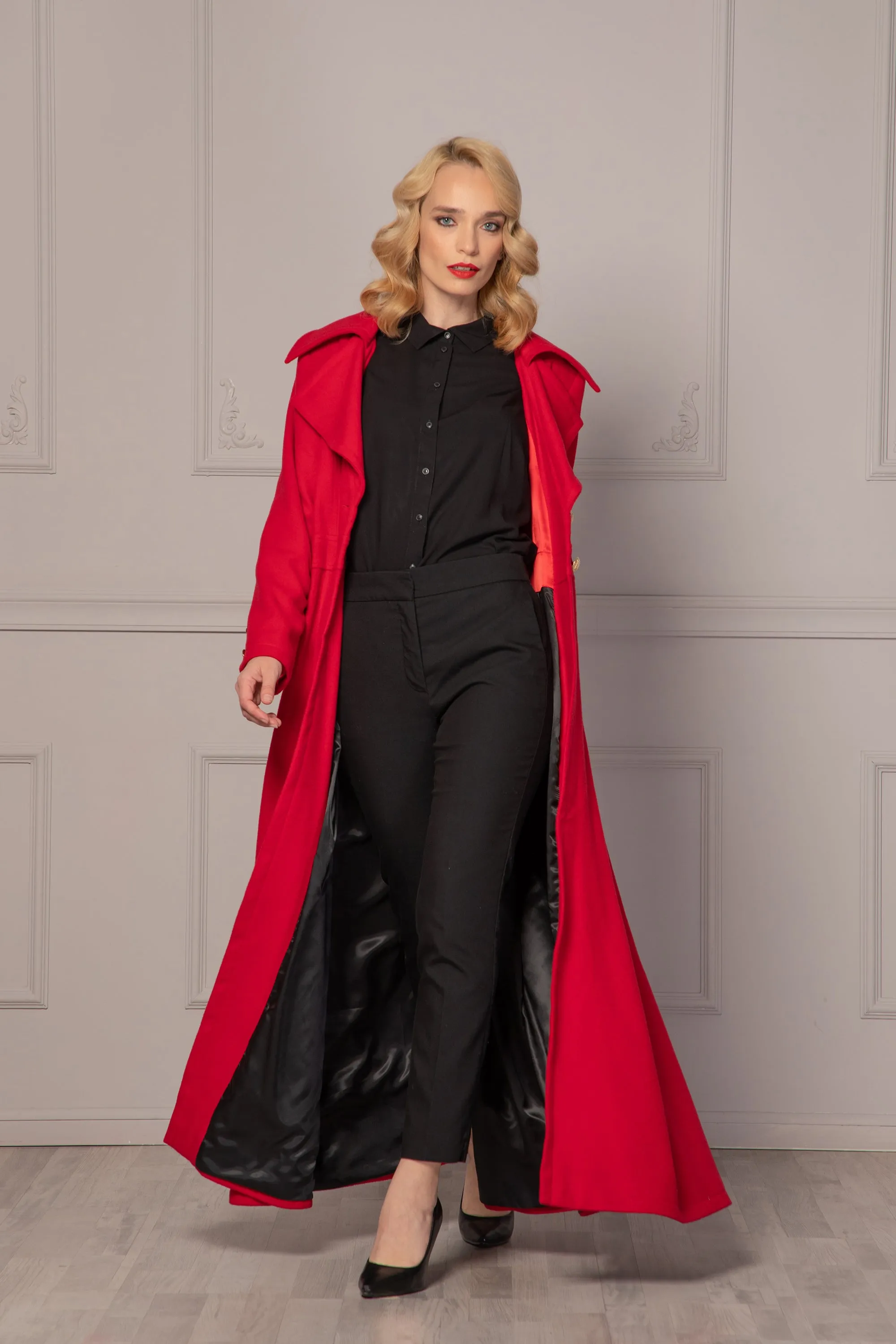 FLARED MAXI JACKET