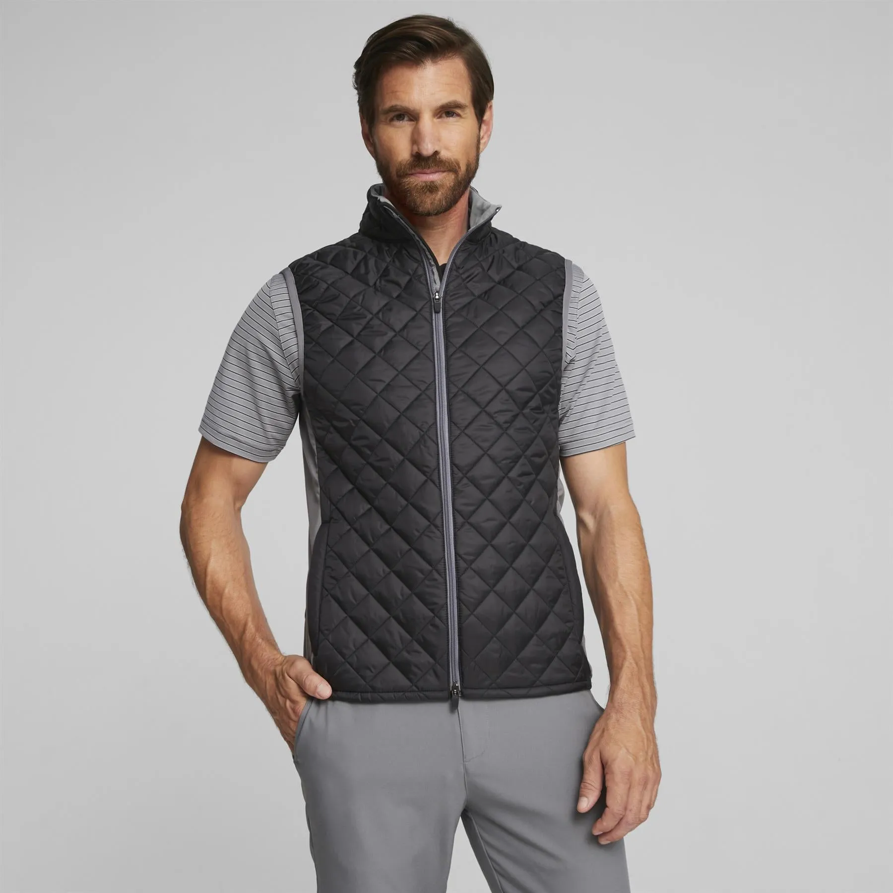 Frost Quilted Gilet Puma Black/Slate Sky - SS24