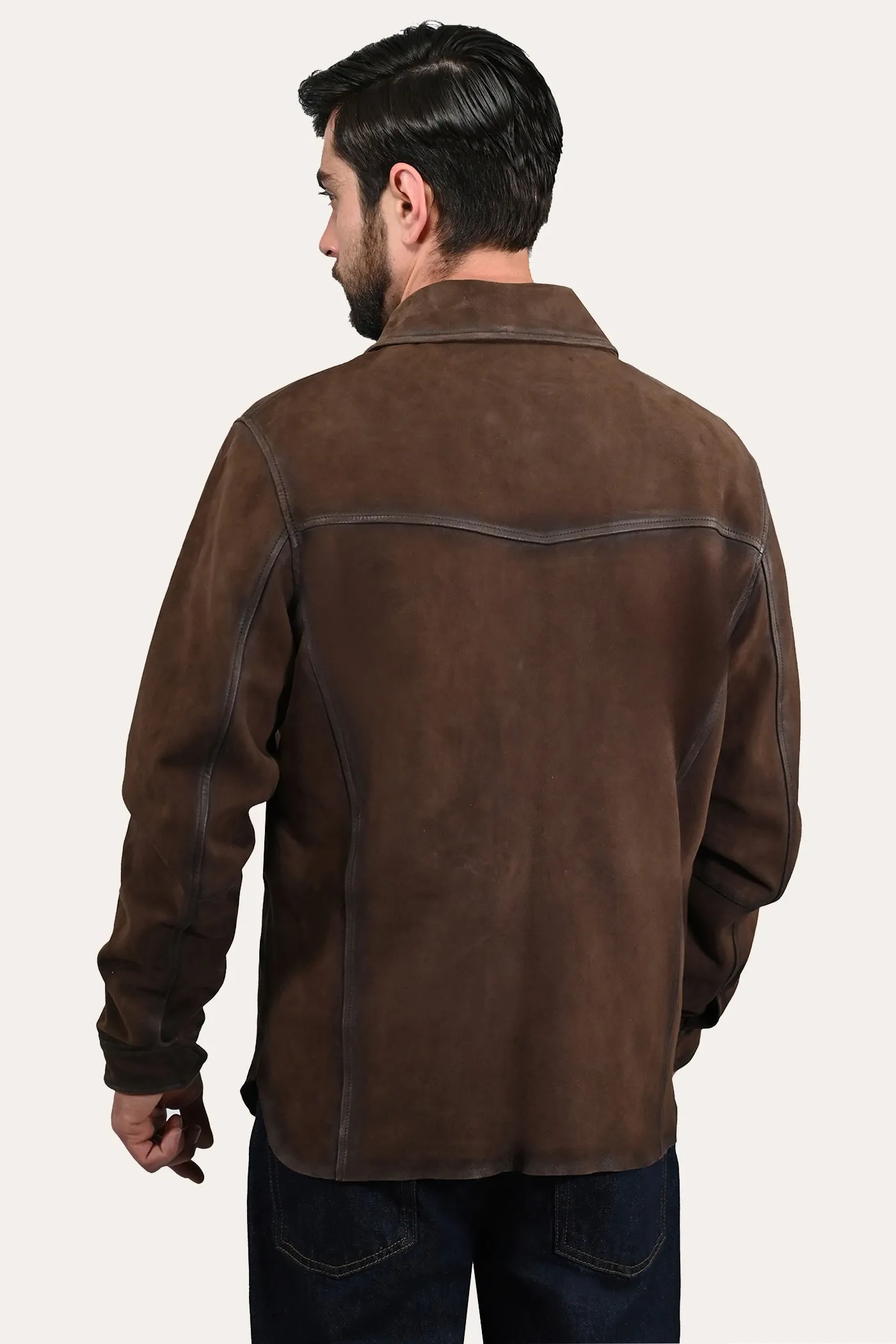 Frye Dark Brown Shacket