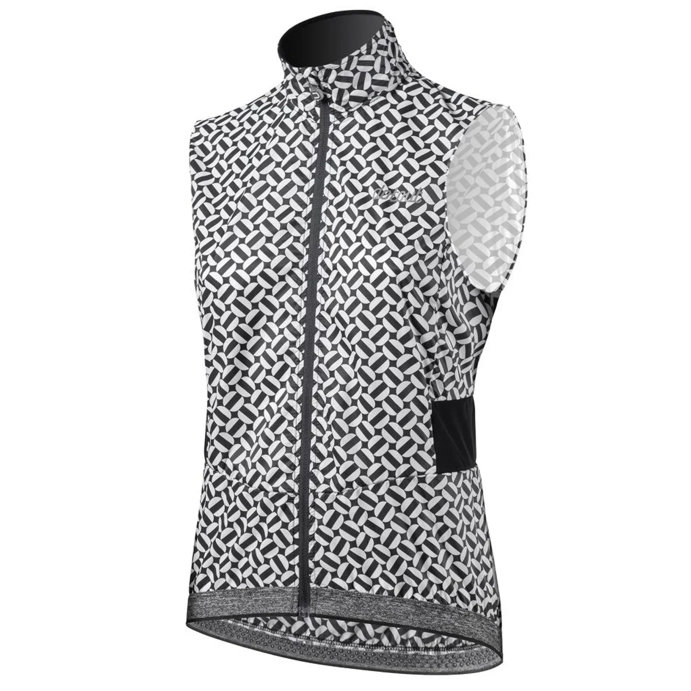 Gilet donna Dotout Tempo - Bianco nero