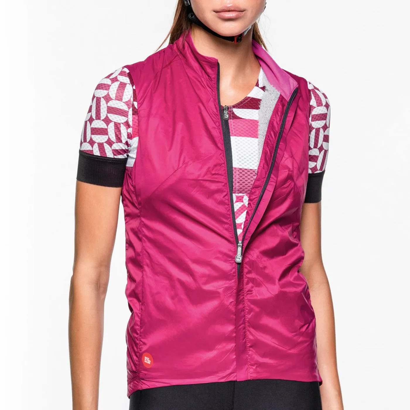 Gilet donna Dotout Vento - Fucsia