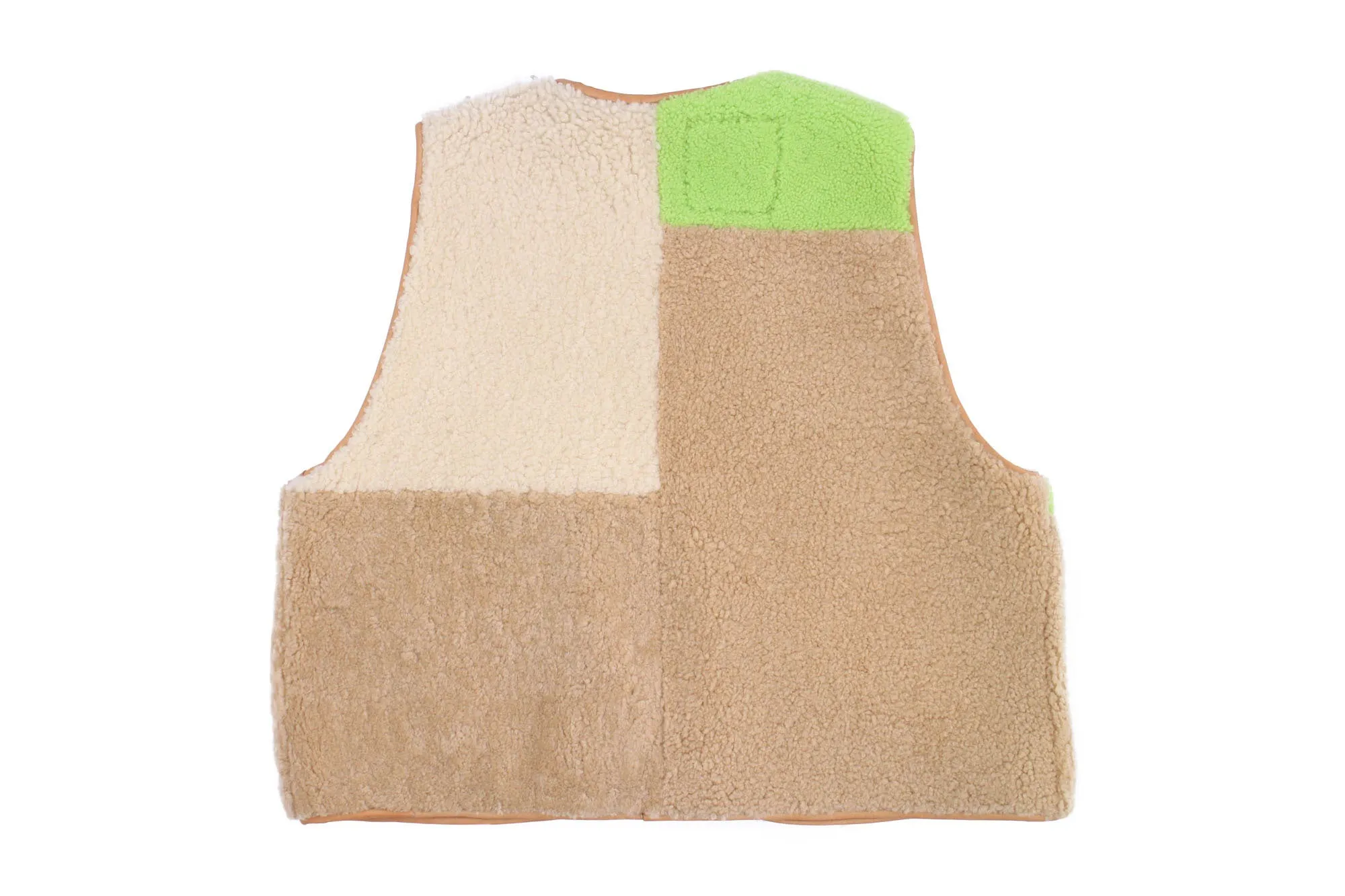 Gilet Vest PATCHWORK   Neon