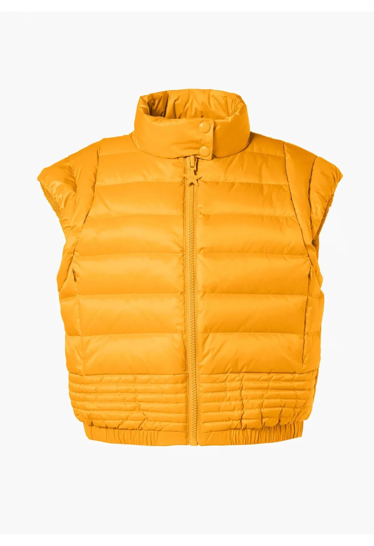 Goldbergh Roxie Downfilled Bodywarmer/Gilet in Papaya