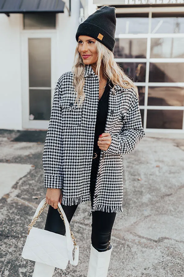 Good Publicity Houndstooth Coat