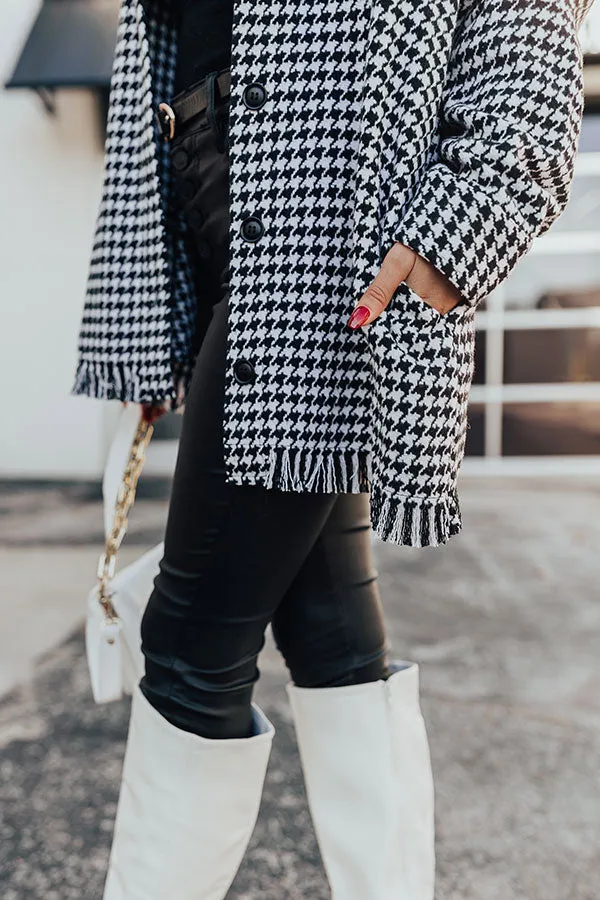 Good Publicity Houndstooth Coat