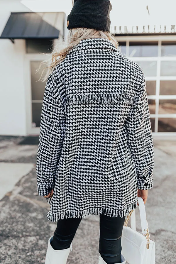 Good Publicity Houndstooth Coat