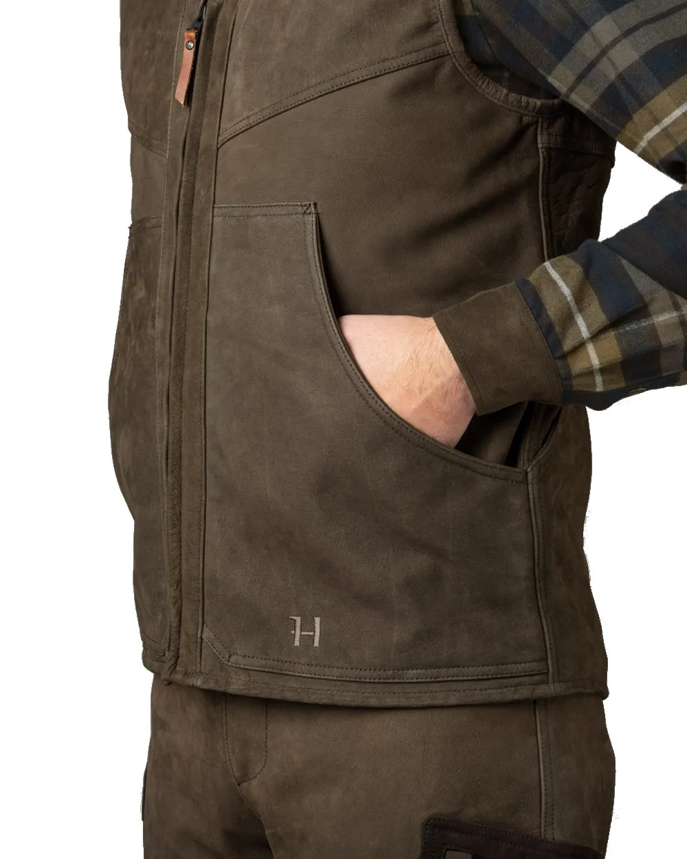 Harkila Pro Hunter Leather Waistcoat