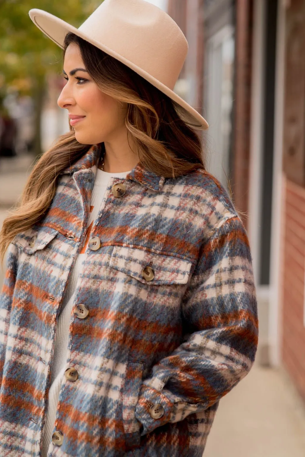 Hayride Ready Plaid Shacket