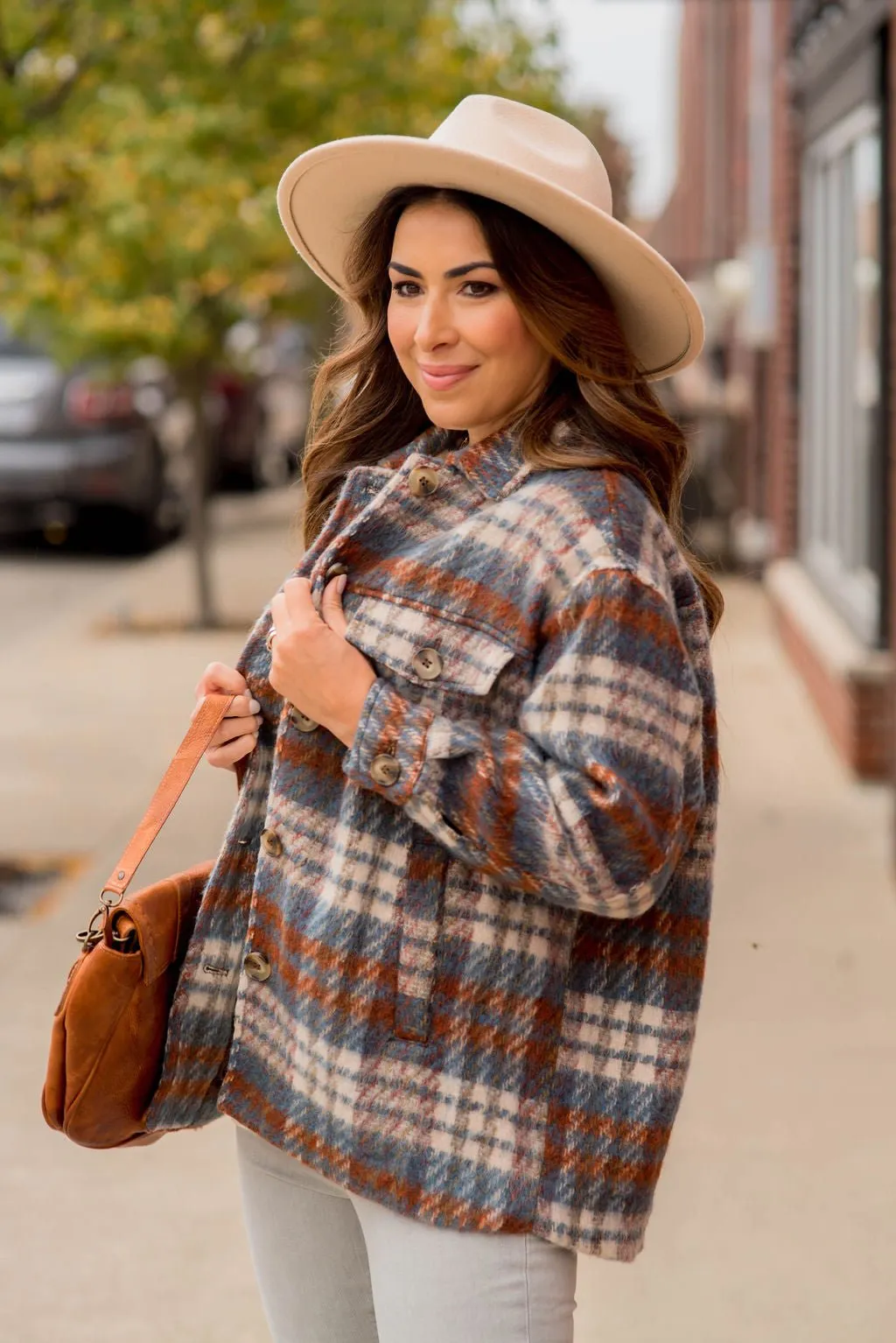 Hayride Ready Plaid Shacket