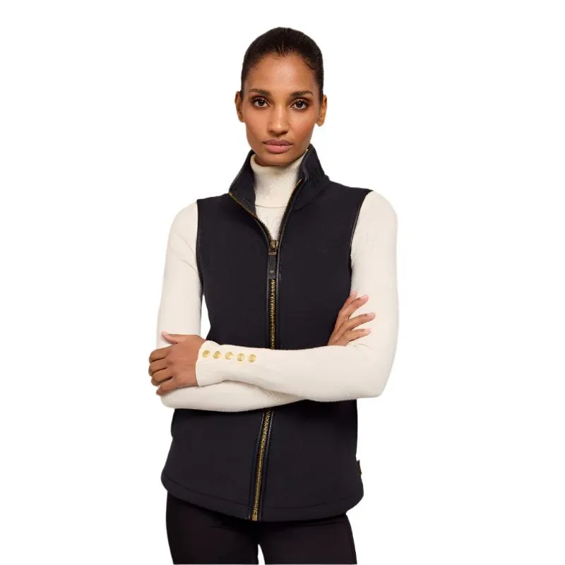 Holland Cooper Country Ladies Fleece Gilet - Black