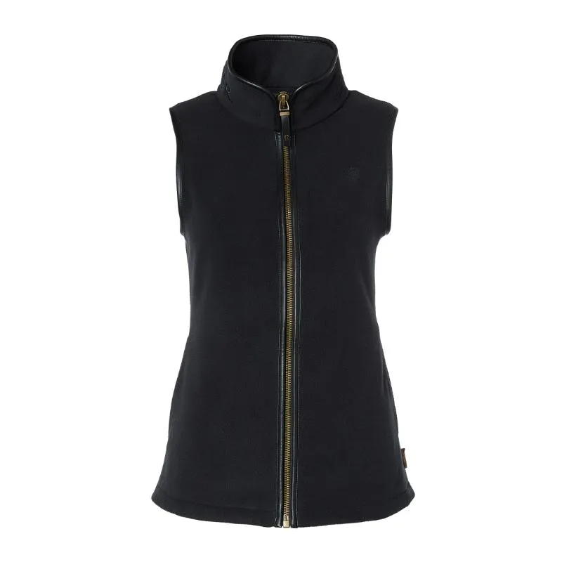 Holland Cooper Country Ladies Fleece Gilet - Black