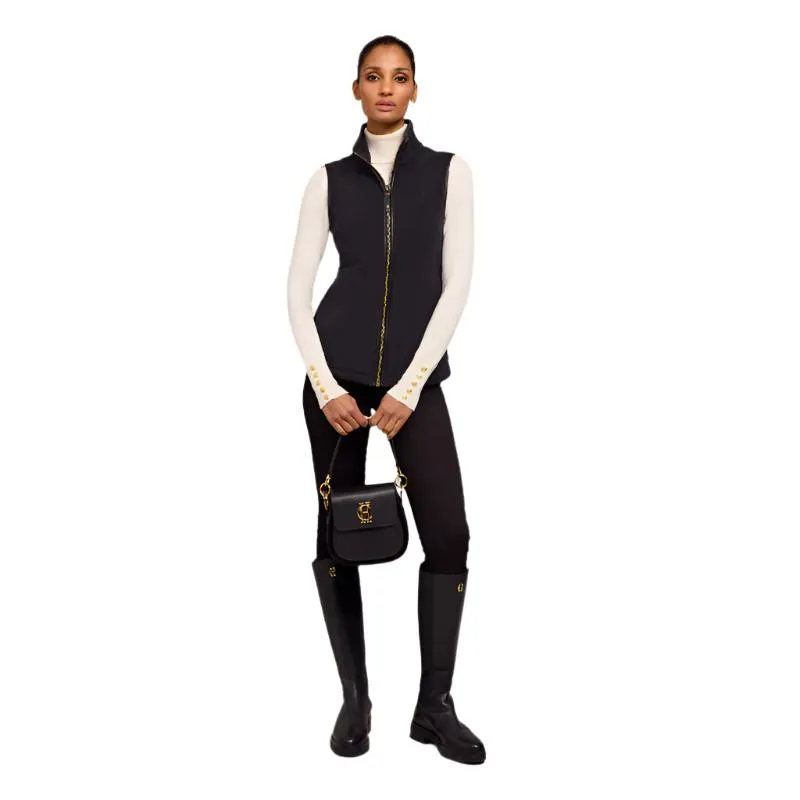 Holland Cooper Country Ladies Fleece Gilet - Black