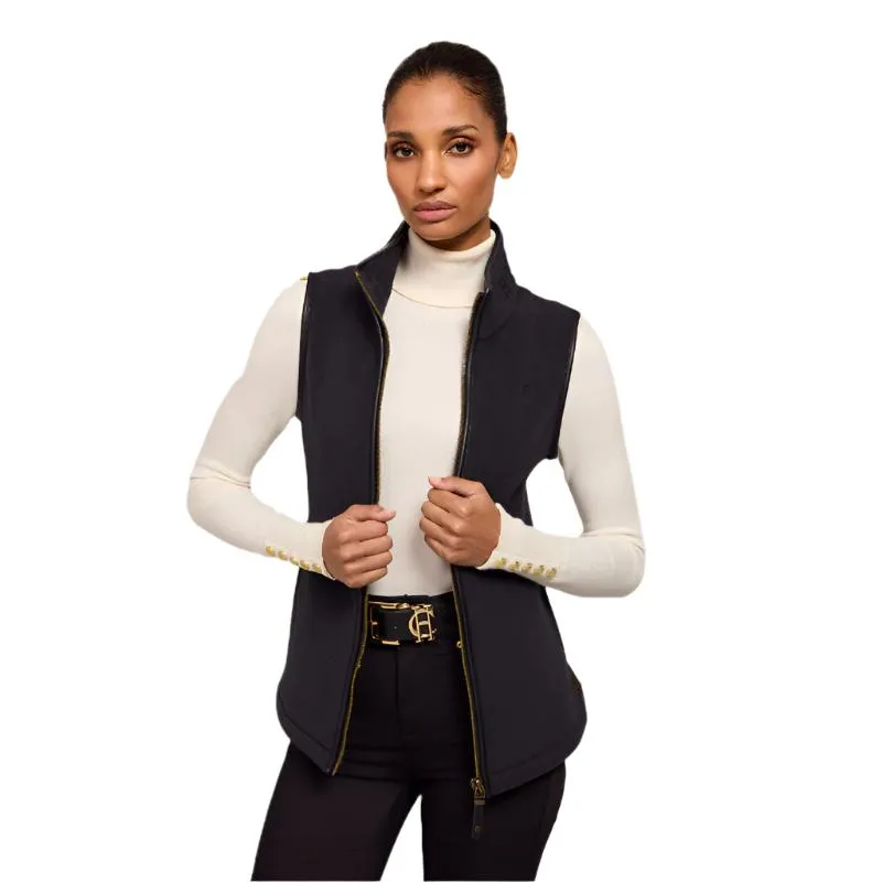 Holland Cooper Country Ladies Fleece Gilet - Black