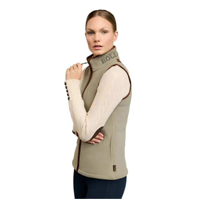 Holland Cooper Country Ladies Fleece Gilet - Sage