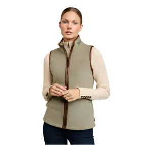 Holland Cooper Country Ladies Fleece Gilet - Sage