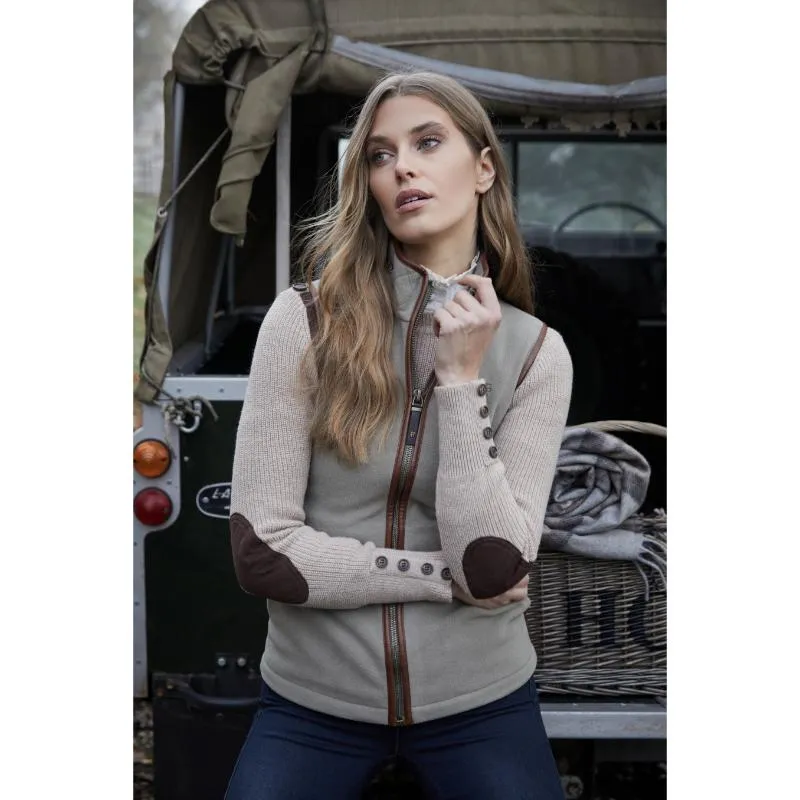 Holland Cooper Country Ladies Fleece Gilet - Sage